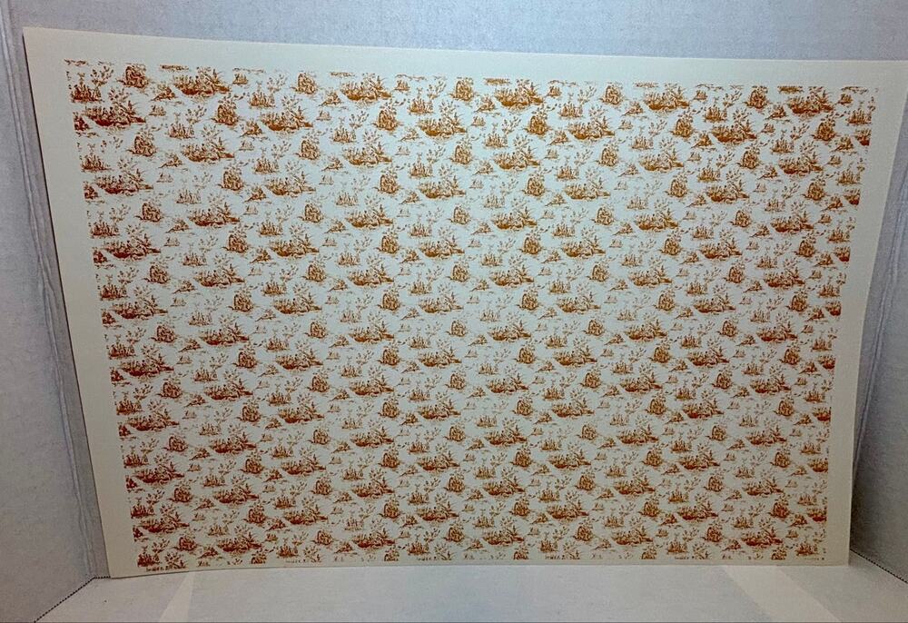 Vintage Dollhouse Miniature Wallpaper 1:12 Scale #4